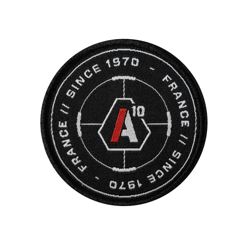 Patch SIGNATURE SINCE 1970 brodé blanc/rouge