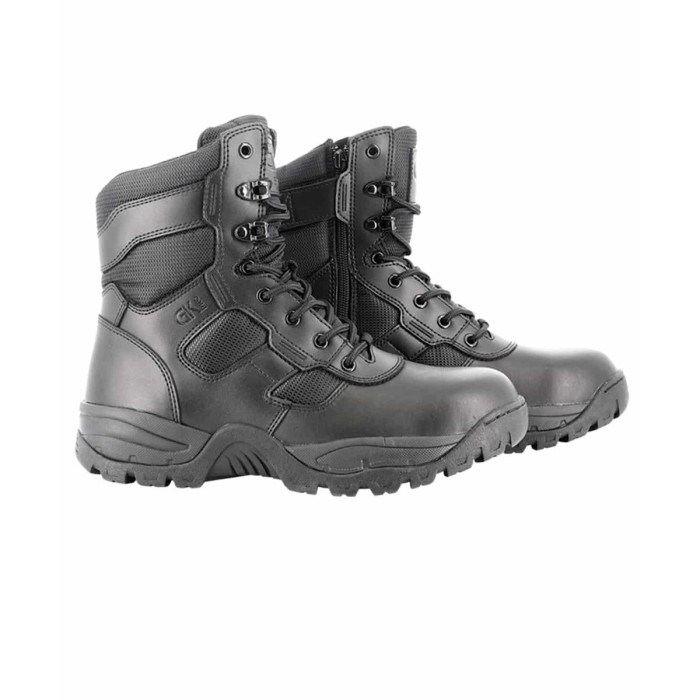 GK BOOTS – Cuir, Toile & Zip