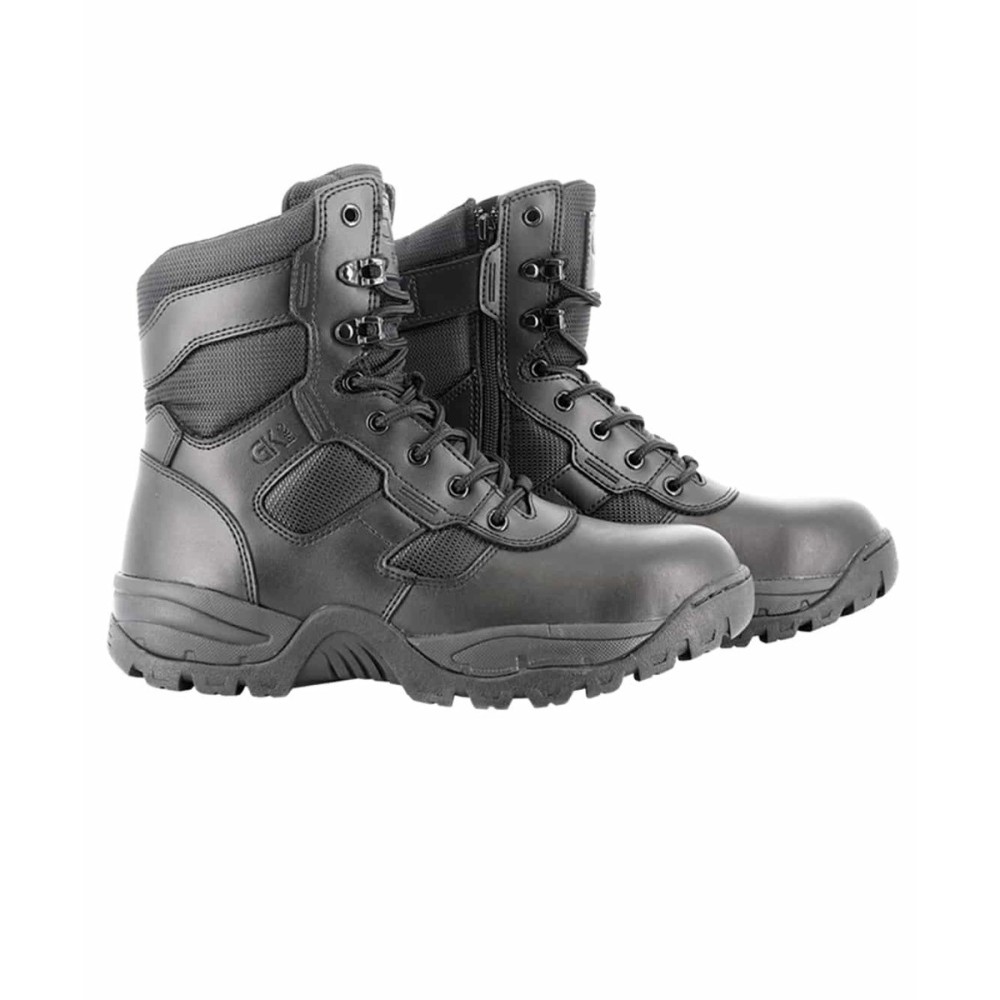 GK BOOTS – Cuir, Toile & Zip