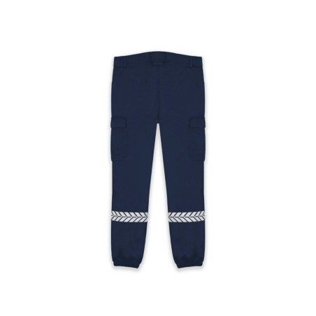 Pantalon Sécurité Privée Marine avec Bandes HV – GK SAFETEK®️