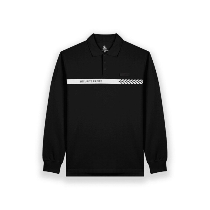 Polo Manches Longues Sécurité Privée – GK SAFETEK®