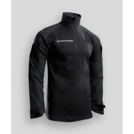 Chemise UBAS Manches Longues SECURITÉ PRIVÉE – Noir