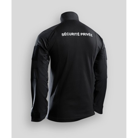 Chemise UBAS Manches Longues SECURITÉ PRIVÉE – Noir