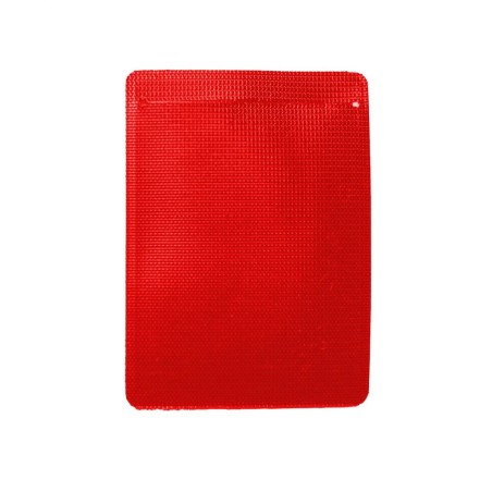 Support pour carte professionnelle avec velcro Rouge – Lot de 10