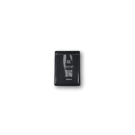 Support pour carte professionnelle avec velcro Noir – Lot de 10