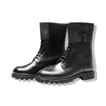 Rangers Cuir à Lacets et 2 Boucles Métalliques
