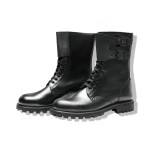 Rangers Cuir à Lacets et 2 Boucles Métalliques