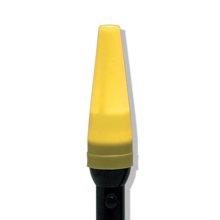 Cone de circulation jaune