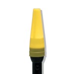 Cone de circulation jaune