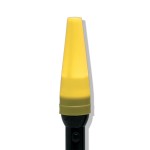 Cone de circulation jaune