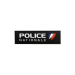 Flap Gomme “POLICE NATIONALE” Velcro 25×7 cm – GK