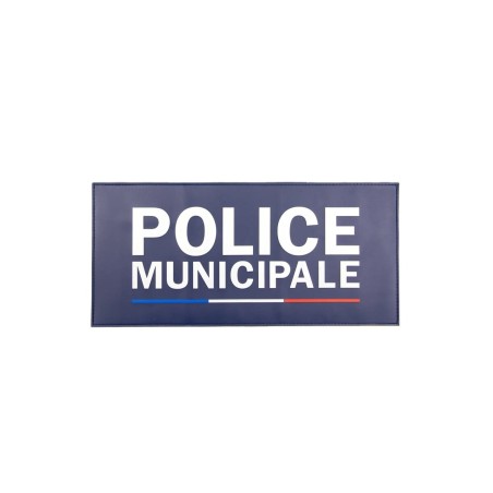 Flap Gomme “POLICE MUNICIPALE” Velcro 28×13 cm – GK