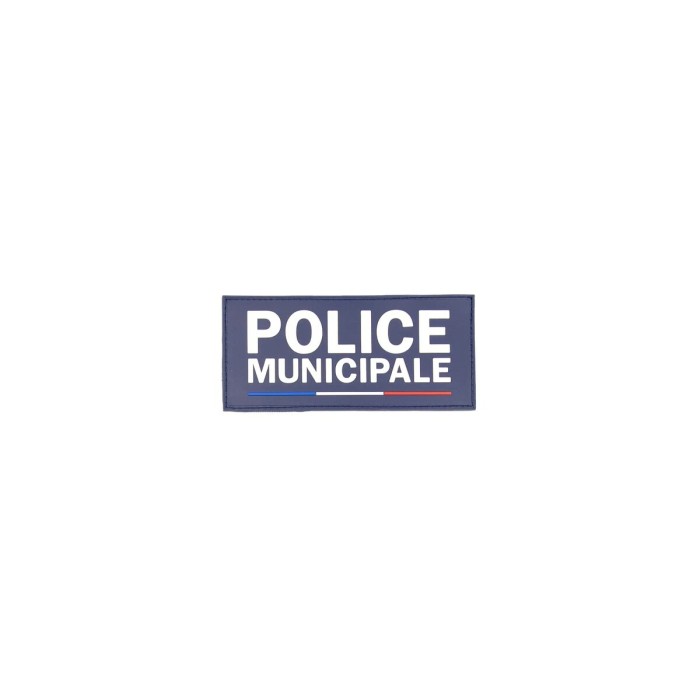 Flap Gomme “POLICE MUNICIPALE” Velcro 13×6 cm – GK