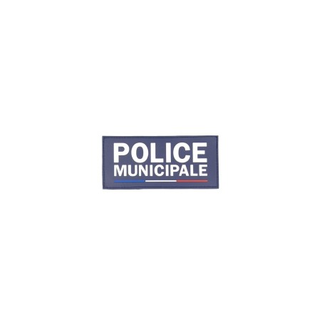 Flap Gomme “POLICE MUNICIPALE” Velcro 13×6 cm – GK