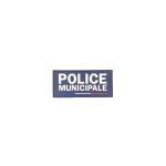 Flap Gomme “POLICE MUNICIPALE” Velcro 13×6 cm – GK