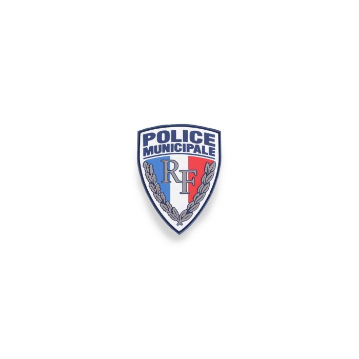 Écusson gomme Police Municipale sur velcro