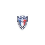 Écusson gomme Police Municipale sur velcro