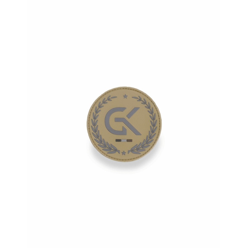 Écusson basse visibilité GK en gomme coyote