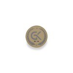 Écusson basse visibilité GK en gomme coyote