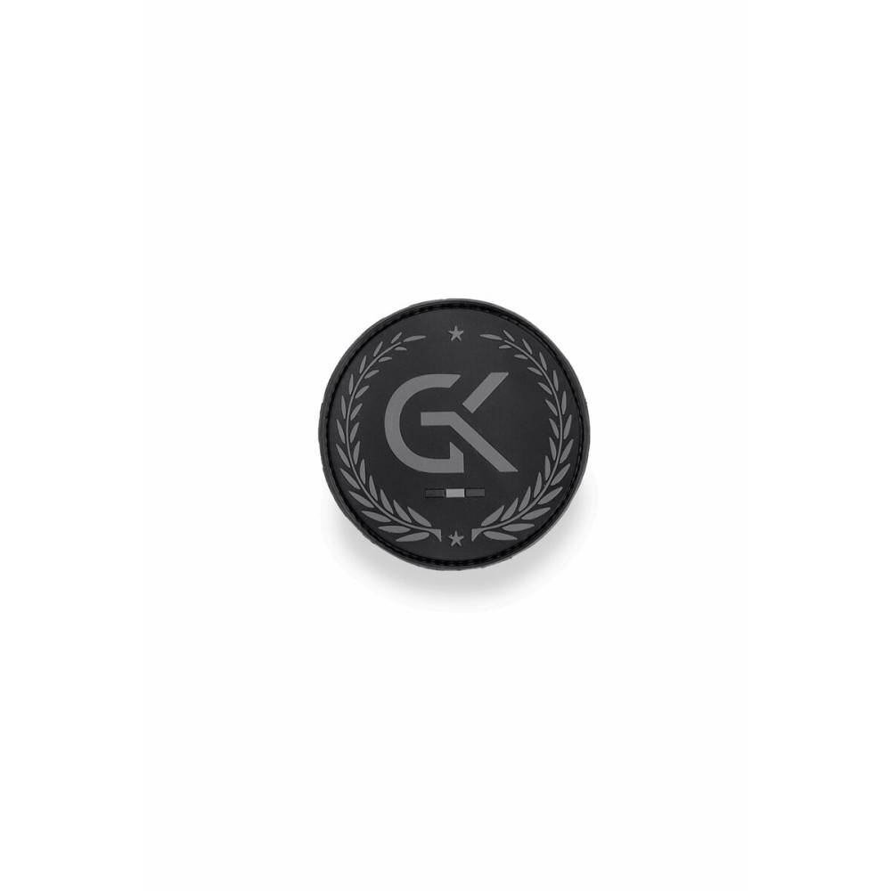 Écusson basse visibilité GK en gomme noir