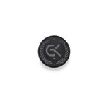 Écusson basse visibilité GK en gomme noir