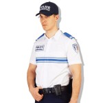 Chemise blanche manches courtes police municipale