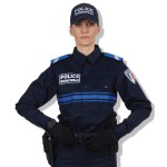 Chemise marine manches longues police municipale