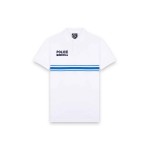 Polo Blanc Manches Courtes Boutonné