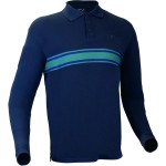 Polo Manches Longues Bandes Vertes