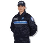 Blouson intervention satine