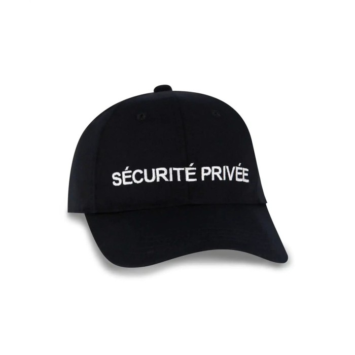 Casquette avec Broderie Sécurité Privée – GK SAFETEK®