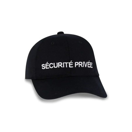 Casquette avec Broderie Sécurité Privée – GK SAFETEK®