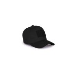 Casquette Avec Velcro – Noir