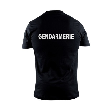 T-shirt Gendarmerie – Inscription blanche