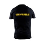 T-shirt Gendarmerie – Inscription jaune
