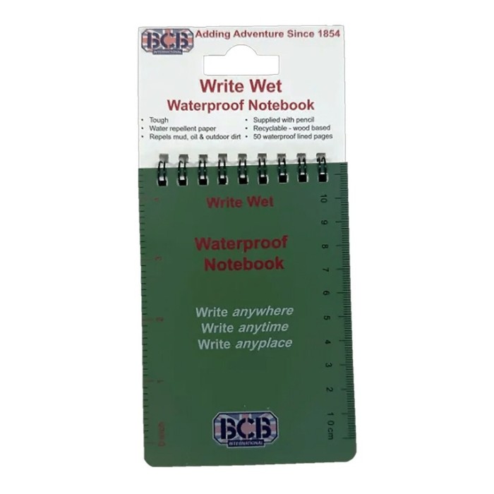Carnet de Notes Waterproof Format Poche