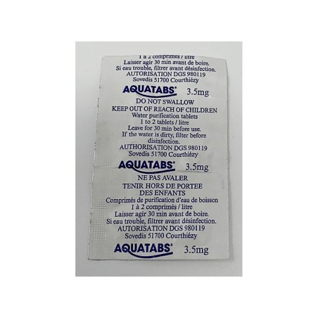 Tablettes de Purification d’Eau AQUATABS®
