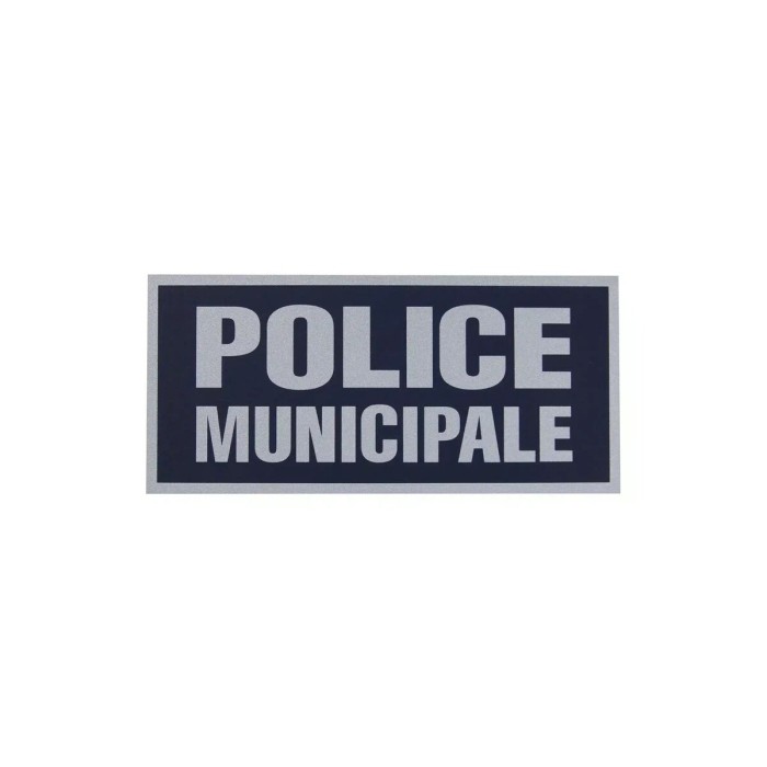 Flap “Police Municipale” Velcro 21×9.7cm