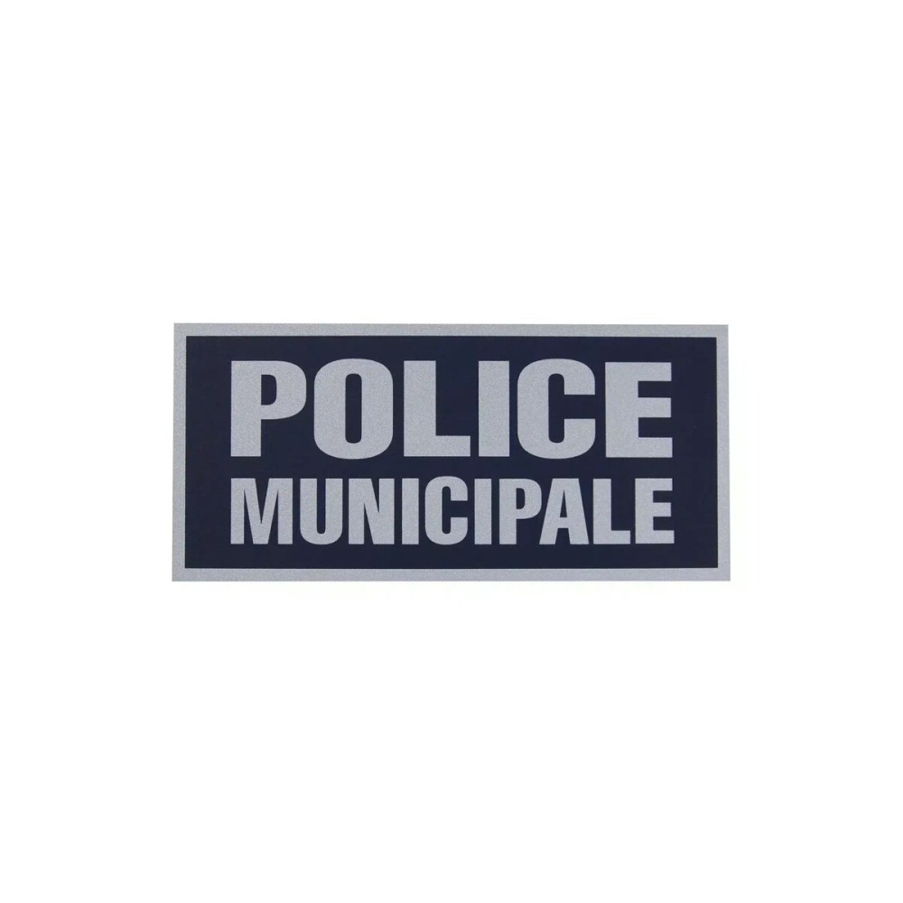 Flap “Police Municipale” Velcro 21×9.7cm