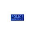 Flap Bleu Police Municipale Basse Visibilité 13x6cm
