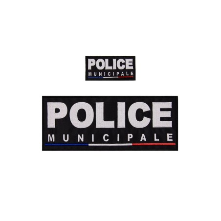 Pack Flaps Tissu Police Municipale Brodés
