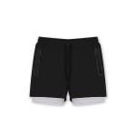 Short de Sport Sprint 2-en-1 GK UNDERCOVER Noir