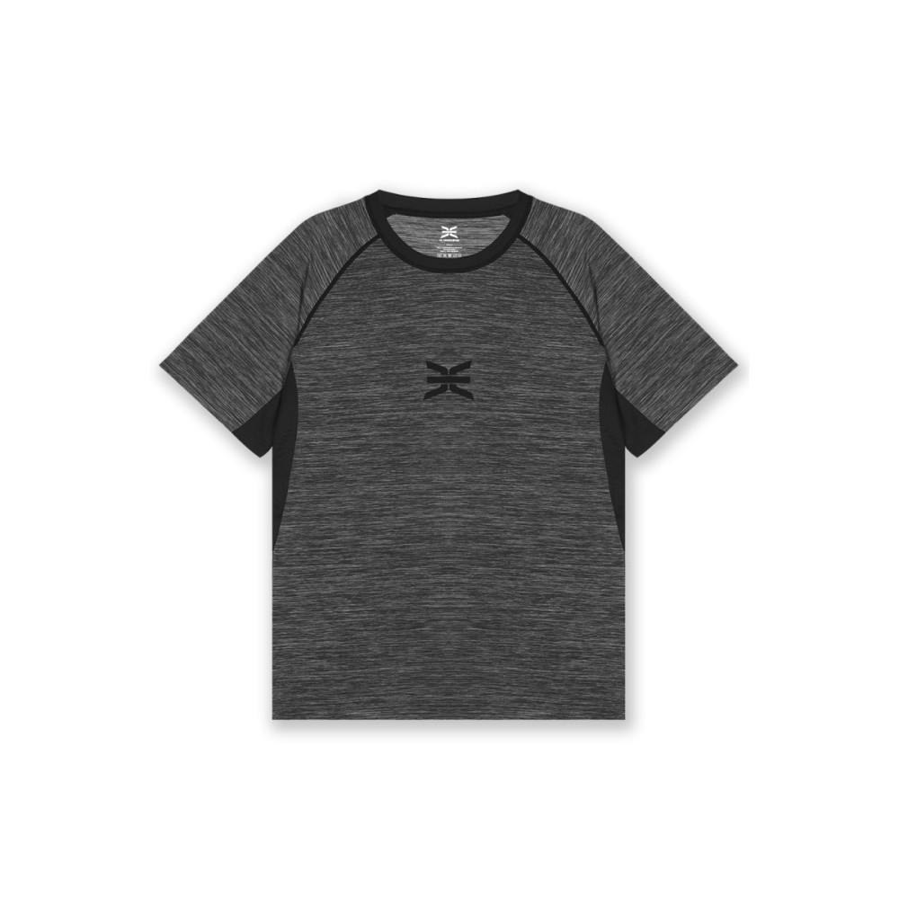 T-shirt de Sport Stamina Noir / Gris