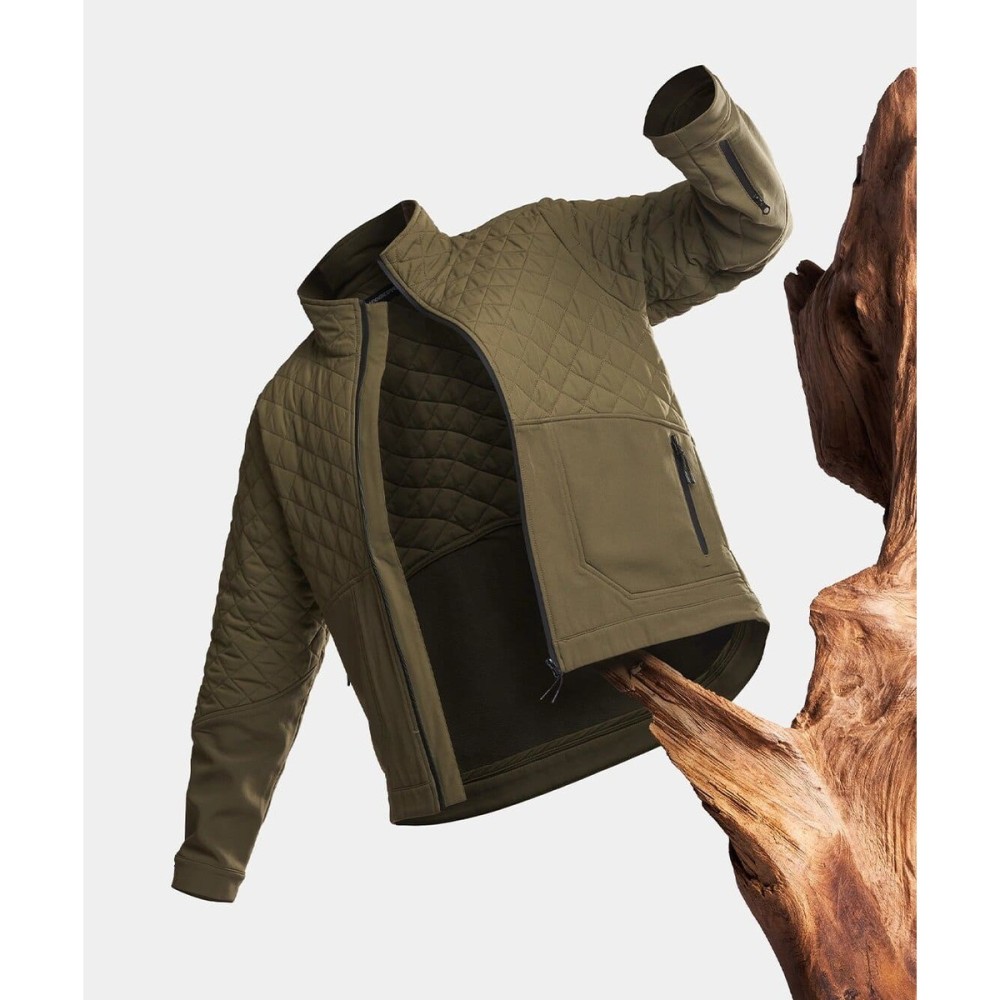 Veste Softshell Storm Bi-Matière Kaki