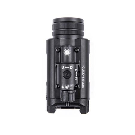 Lampe avec pointeur laser vert réglable pour arme de poing WL25 - éclairage blanc - 1200 lumens